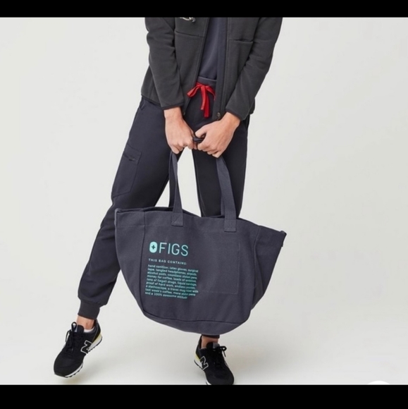 Figs Bags New Figs Grey Tote Bag Nursing Nurse Carry All Over The